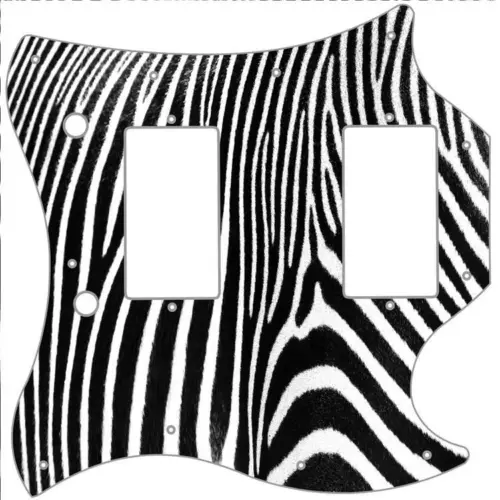 SG Standard Pickguard Custom Gibson Graphic Graphical Guitar Pick Guard Zebra 2