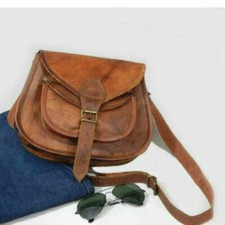 Leather Cross Body Shoulder Handcrafted Leather Bag Vintage