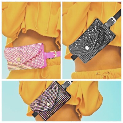 PURSE Bling Envelop Belt Bag / Crossbody Bag body handbags women