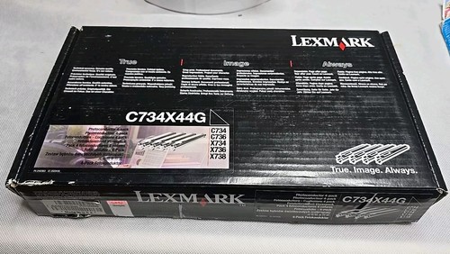 Lexmark C734X44G Photoconductors, Pack Of 4 New Genuine Box Sealed Aluminum Bag