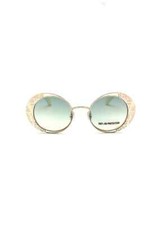 Roberto Cavalli RC 1126 32Q Gold  Cream Round Metal Sunglasses Frame 53-21-140