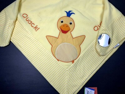 Yellow Duck Baby Einstein Blanket Pad W Mirror 31''x31''  Mirror NWT