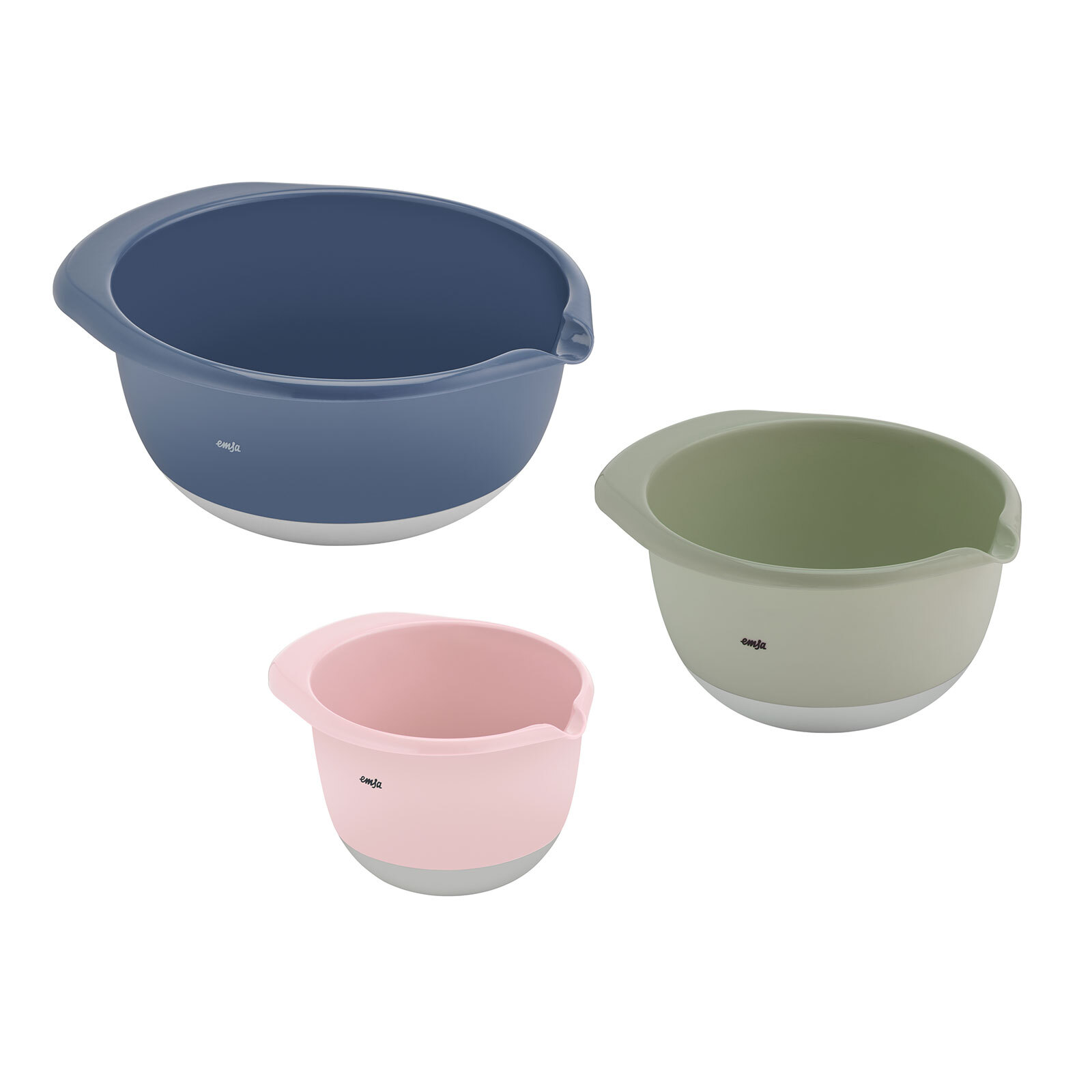 Emsa PREP - BAKE Set of 3 Plastic Stirring Bowl Baking Bowls 142847L 4990₽