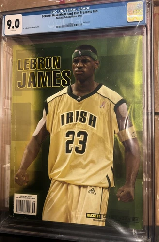 Cgc 9.0  Lebron James 🔥🔥🔥Tribute 2003 Collectors Edition Magazine RARE🔥