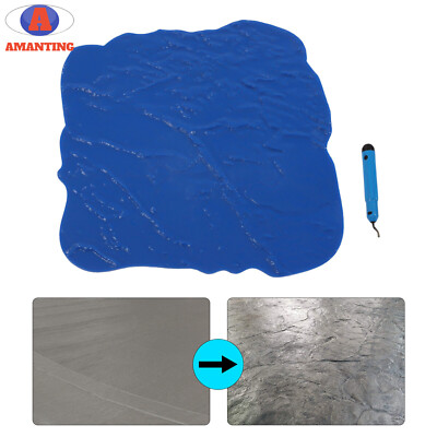 New Slate Marble Seamless Concrete Cement Texture Imprint Stamp Skin Mat 36X36