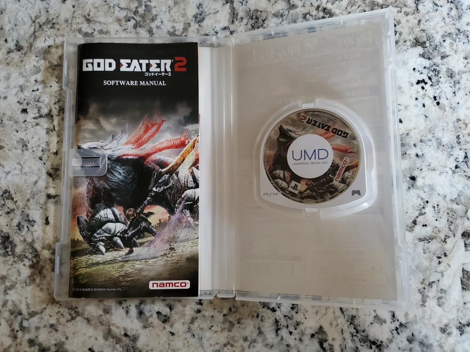 God Eater 2 PSP Japan Import US Seller - Image 2 of 3