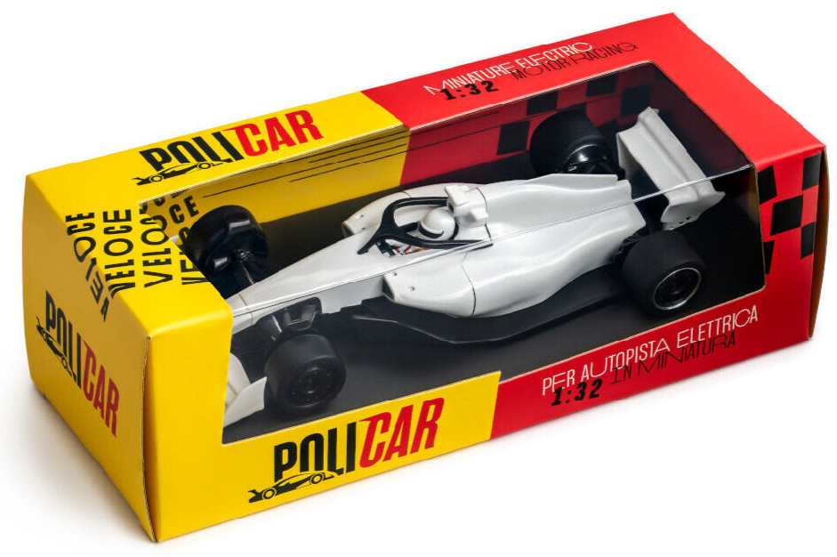 Слот It Policar Белый Monoposto 2024 F1 Формула-1 1/32 Слот-кар CAR10-БЕЛЫЙ