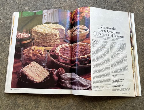 Vintage Souther Living Magazine October 1983 Orance Pecan Pie & More Pecan - Picture 3 of 3