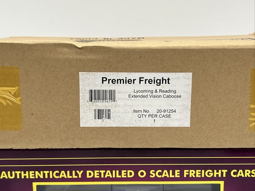 MTH Premier 20-91254 Lycoming & Reading Extended Vision Caboose #10327 O New L&R - Picture 9 of 11