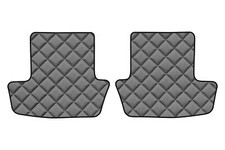 AUTOS Kunstleder Fußmatten - rückseite für PORSCHE 911 992 01.19- Coupe GRAU