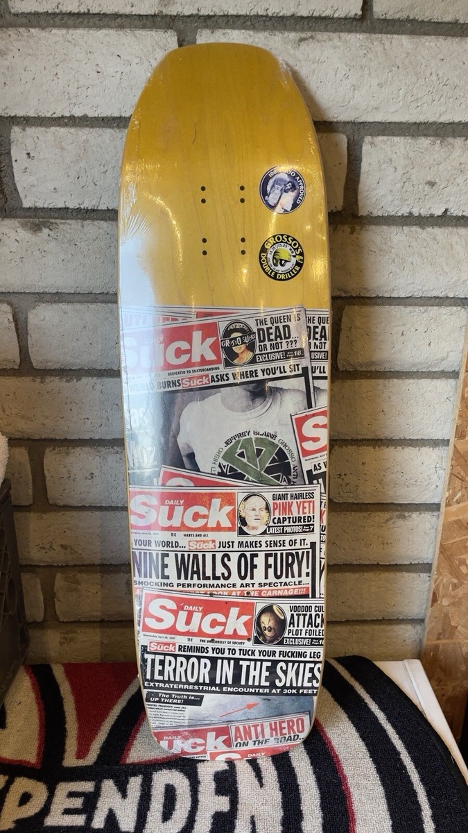 ANTI HERO JEFF GROSSO GROSSO’S 9.25 Anti Hero Jeff Grosso Pigeon Vision Shaped Deck 9.25