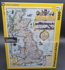 Puzzle 1000 Pieces Shakespeare's Britain National Geographic Neuf 