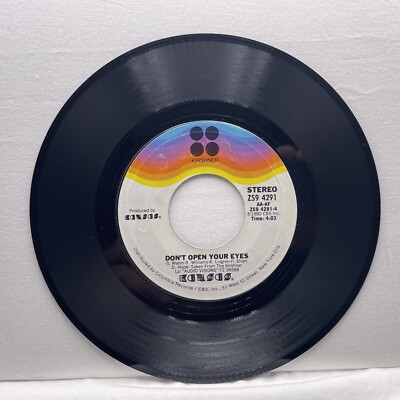 Kansas - Hold On/Don't Open Your Eyes - 1979 Casablanca 45 RPM 7  Vinyl VG+