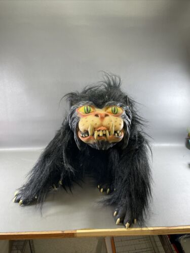 VTG Rare Scary Black Cat Poseable Halloween Decoration Paper Magic Group 2001 - Picture 8 of 8