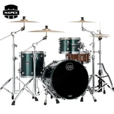 Mapex Saturn Evo Hybrid Straight Ahead Confezione 3PZ Shell Lacca Verde Brunswick