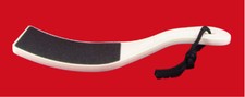 WAVY FOOT FILE WOOD DOUBLE SIDED - REMOVES CALLUS DEAD SKIN FROM FEET PEDICURE