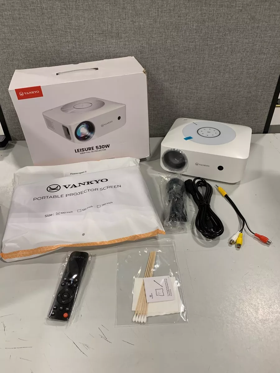 VANKYO LEISURE 530W Movie Projector 1080P Full HD WiFi Stereo Home Theater