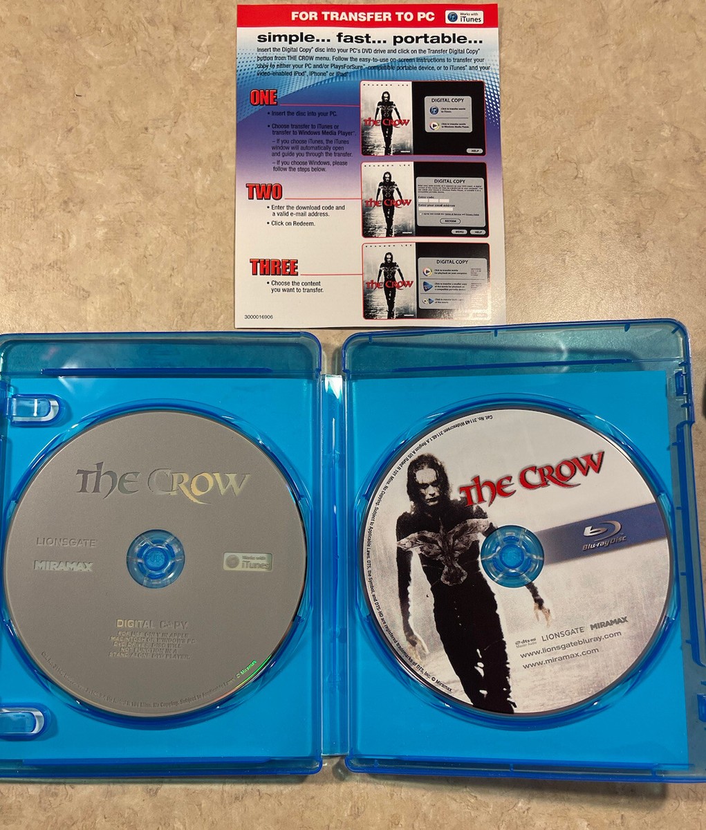 The Crow Blu-ray+Digital Copy, Brandon Lee, Son of Bruce Lee