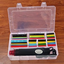 Heat Shrink Tubing Kit  Mini Heat Gun For Shrink Tubing 328pcs 21 Shrink Tubin