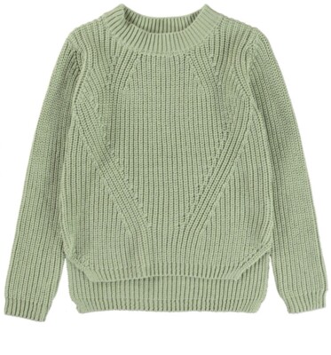 MOLO Pullover GILLIS Vintage Green für Mädchen, Gr. 134/140