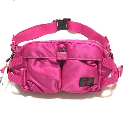 Yoshida PORTER x ISENTAN TANSEIKAI Limited Waist Bag Pink Body Bag New Rare - Picture 1 of 7