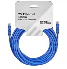 Best Buy Essentials 7.63m (25ft.) Cato Ethernet Blue Cable (be-pecost25-c)