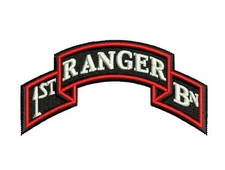 US 1st RANGER Battalion BN EMBROIDERED POLO SHIRT ARMY INFANTRY DIV Embroidery 