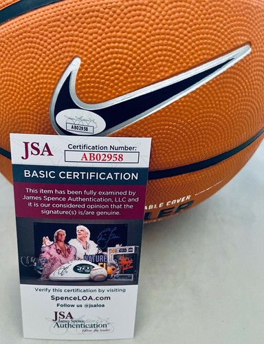 Domantas Sabonis Sacramento Kings signed Nike Basketball Ball autographed JSA - Picture 3 of 3