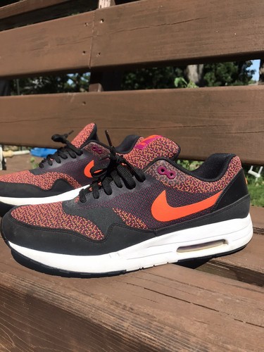 Nike Air Max 1 Jacquard 'Magenta' Sz 10.5 Orange Jordan Retro 1 3 4 5 6 7  11 12 | eBay