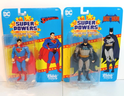 FLEISCHER SUPERMAN & DARK KNIGHT RETURNS BATMAN DC Super Powers McFarlane MOC