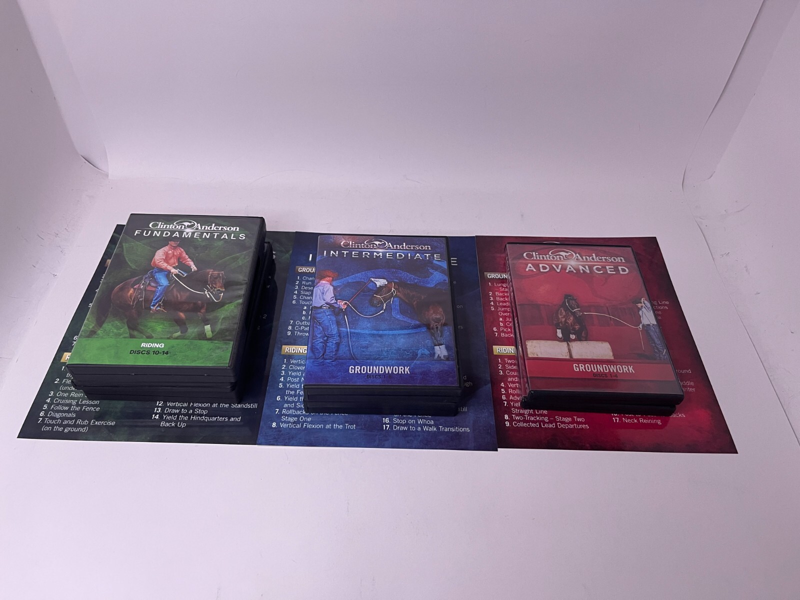 Clinton Anderson Fundamentals Intermediate & Advanced 3 Courses 32 DVD