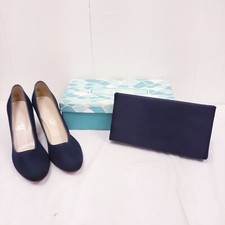Dyeables heels Women's Pump, blue, Size 9M with purse 1175
