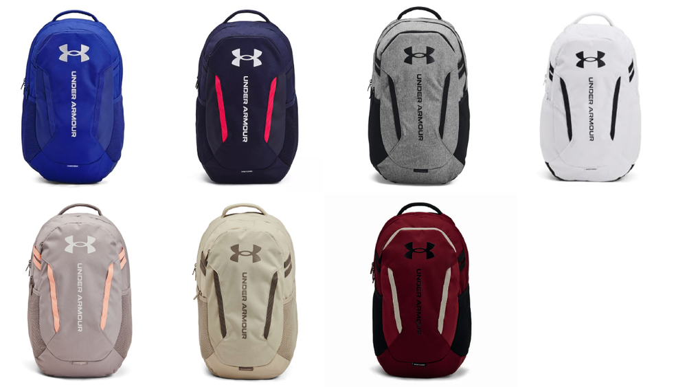 Under Armour UA Hustle 6.0 Backpack - Unisex Pick Size & Color $55 MSRP