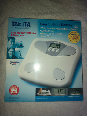 TANITA BODY FAT MONITOR ITEM 81615 FAT MONITOR 2202/UM-016 NEW IN BOX
