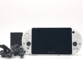 SONY PS Vita Glacier White PCH-2000 Slim Wi-Fi FW:3.69 w/ Charger "Near Mint"
