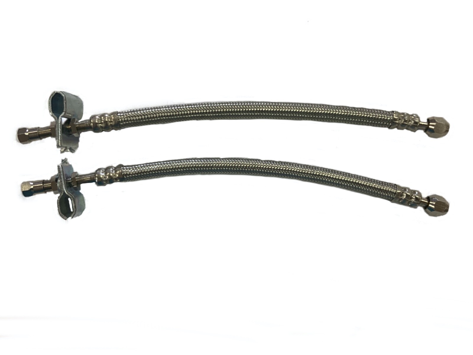 2 STEEL DUAL WHEEL VALVE STEM EXTENDER EXTENSION 11IN STAINLESS STEEL