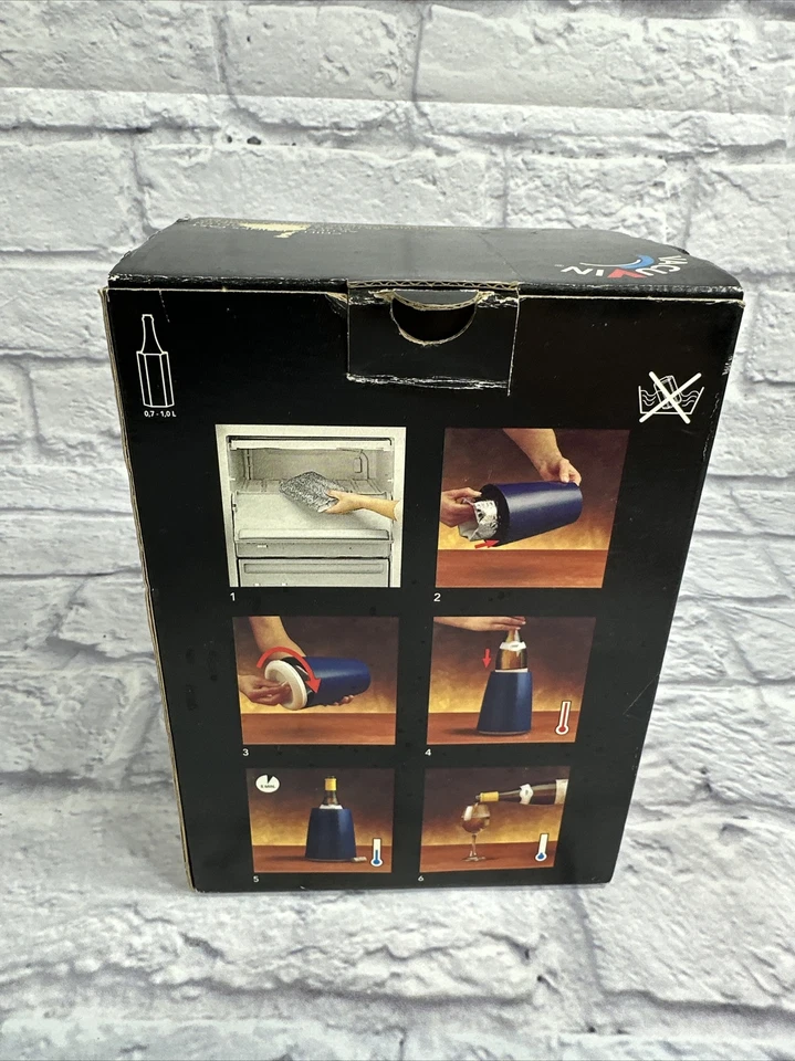 Botella de hielo rápida enfriador de vino enfriamiento rápido enfriador activo manga irrompible. Foto 3 de 4