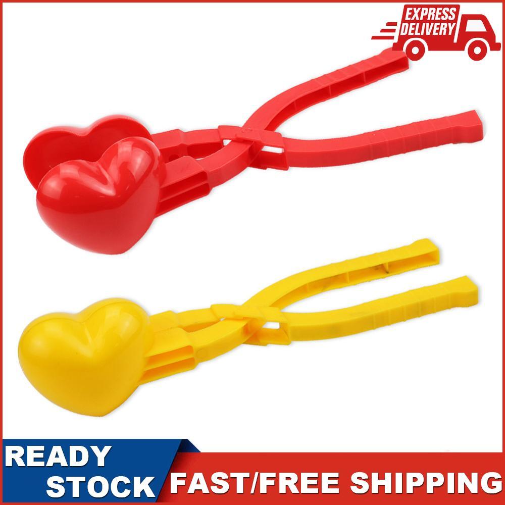 Heart Shaped Heart Snowball Maker Heart Shape Snowball Maker Toy Snowball  Maker Clip For Snow Ball Fights For Kids