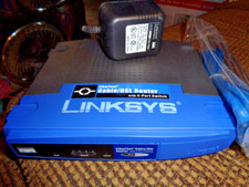 Linksys Cable/DSL Router BEFSR41 v.3 Power supply, RJ-45 cable inc.