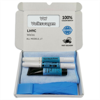 Lackstift für VW Volkswagen Weiß WEISS LH9C LT Stift Stick Kratzer Lackschaden