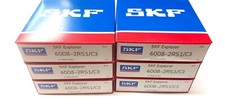 Lot of 6 pc. SKF 6008-2RS1/C3 Deep Groove Bearing 40X68X15mm Rubber Sealed