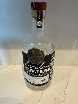 Breckenridge Reserve Blend Colorado Blended Bourbon Whiskey - leere Flasche