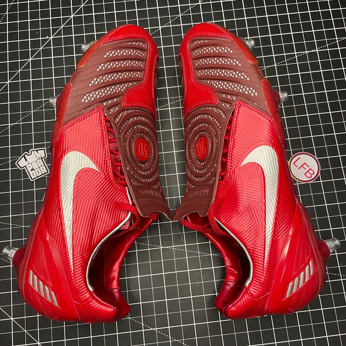 🔴 2008 Nike Total 90 Laser II SG 328207-606 - EU 44 • US 10 • UK