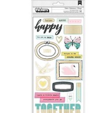 American Crafts, Chasing Dreams Thickers Stickers  3 Pack 