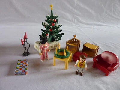 PLAYMOBIL SALON DE NOEL PERSONNAGES ENFANT JOUET CADEAU ACCESSOIRES - Photo 1/4