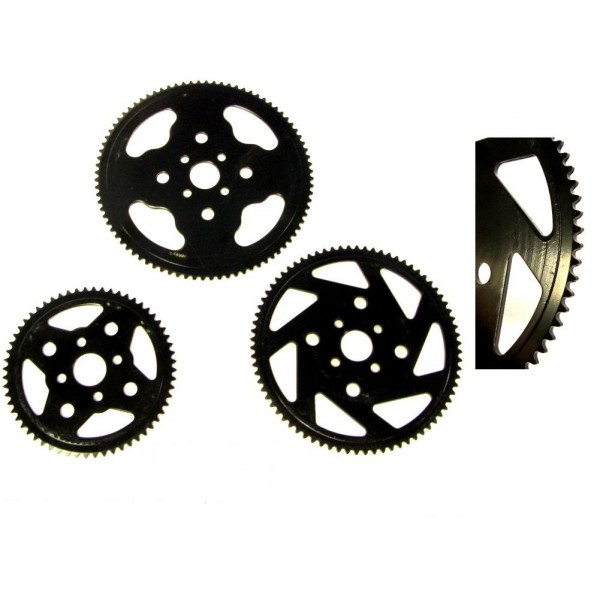 Couronne 60 dents renforcée pour trottinette Goped thermique