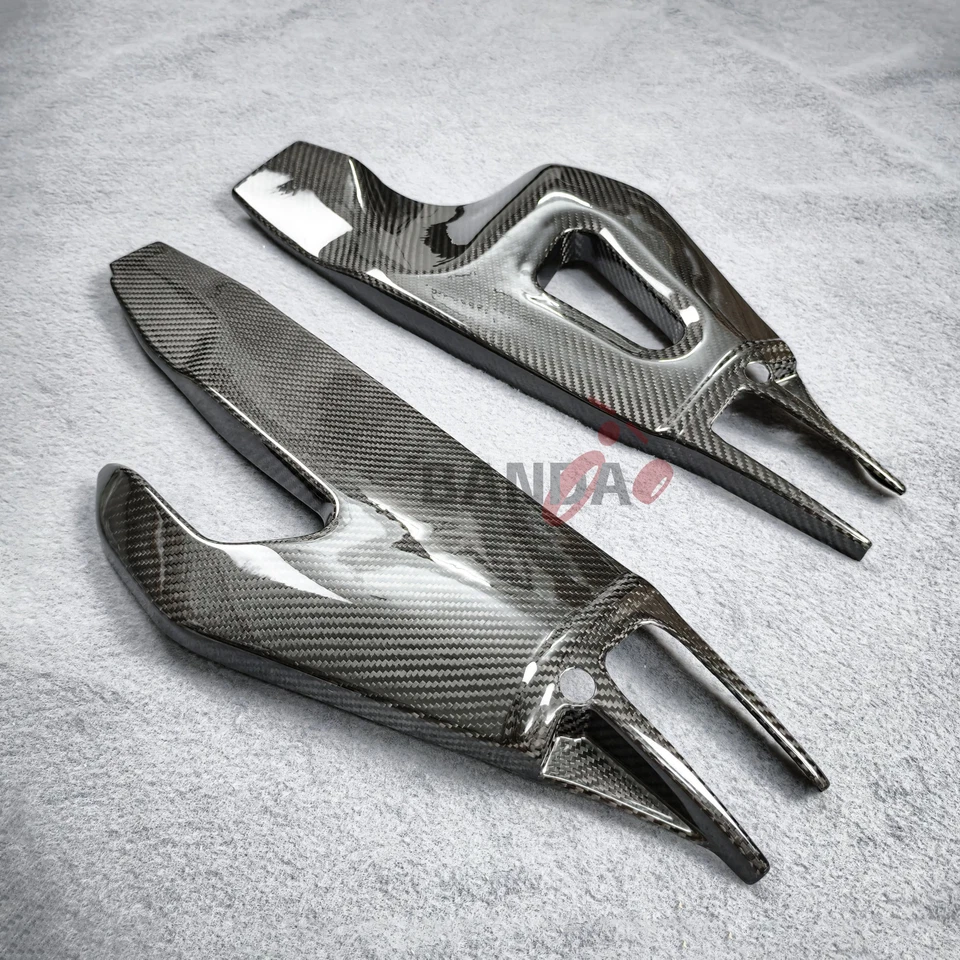 For Aprilia RSV4 21-23 Carbon Fiber Swingarm Swing Arm Cover Fairings Part Kits - Image 3 of 4