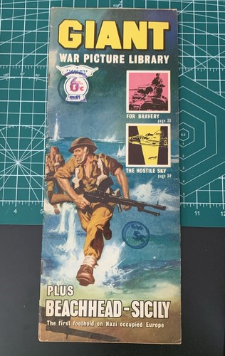 Lot of 11 Vintage GIANT WAR PICTURE LIBRARY Comics Fleetway England 1965 - Bild 10 von 24
