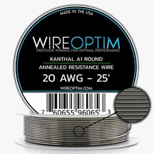 Kanthal A1 16 18 20 21 22 23 24 25 26 27 28 29 30 31 32 34 36 38 40 AWG 25-1000'