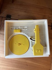 Fisher Price Music Box Record Player Toy With Five Records/1971 Vintage/Works